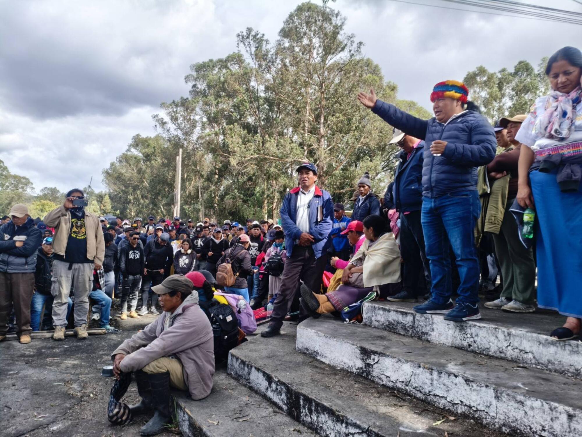 Marlon Vargas, presidente de la Conaie